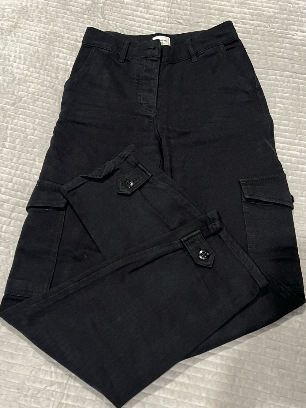 Wilfred Black Ankle Cargo Jeans